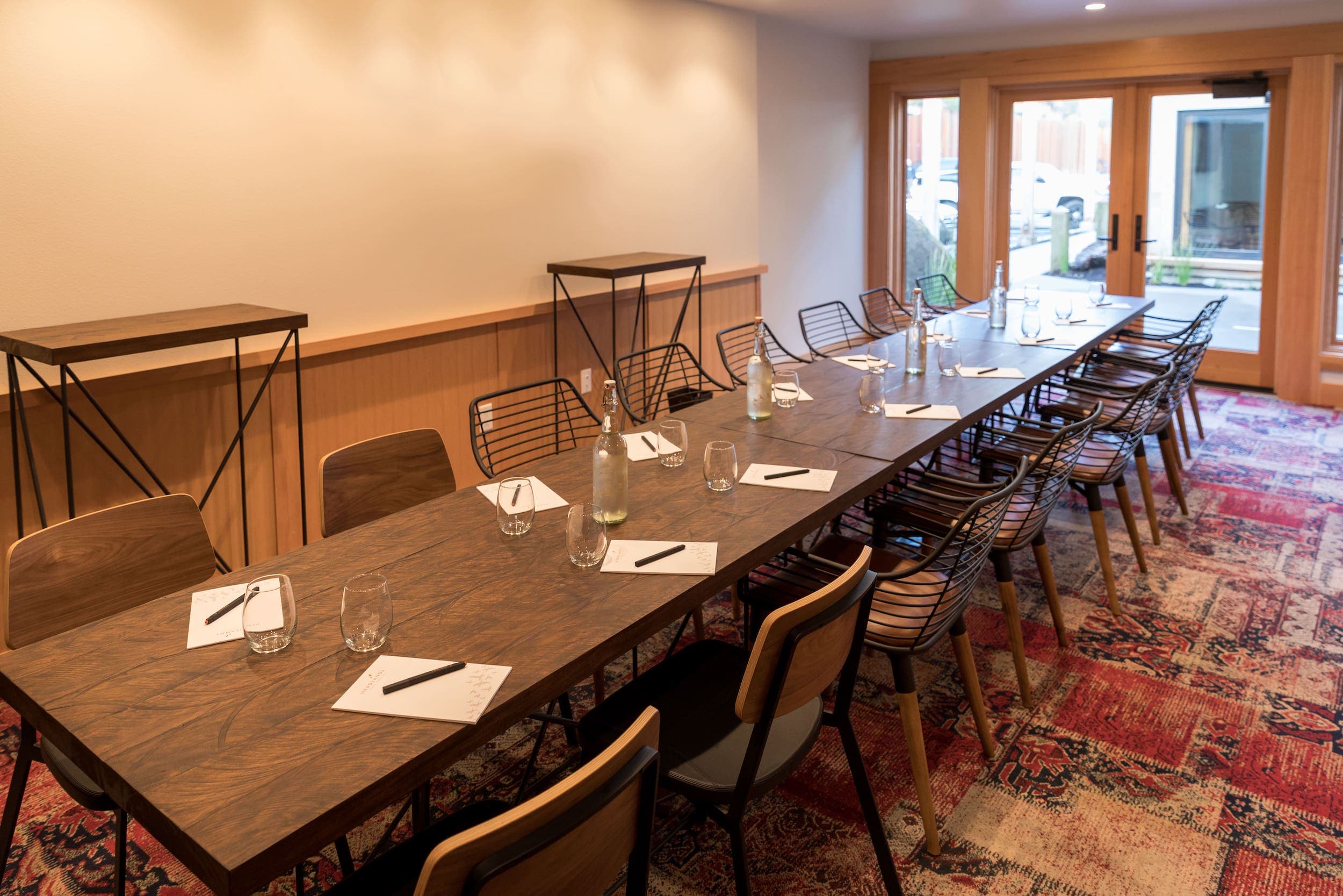 A meeting room at Headlands in Pacific City