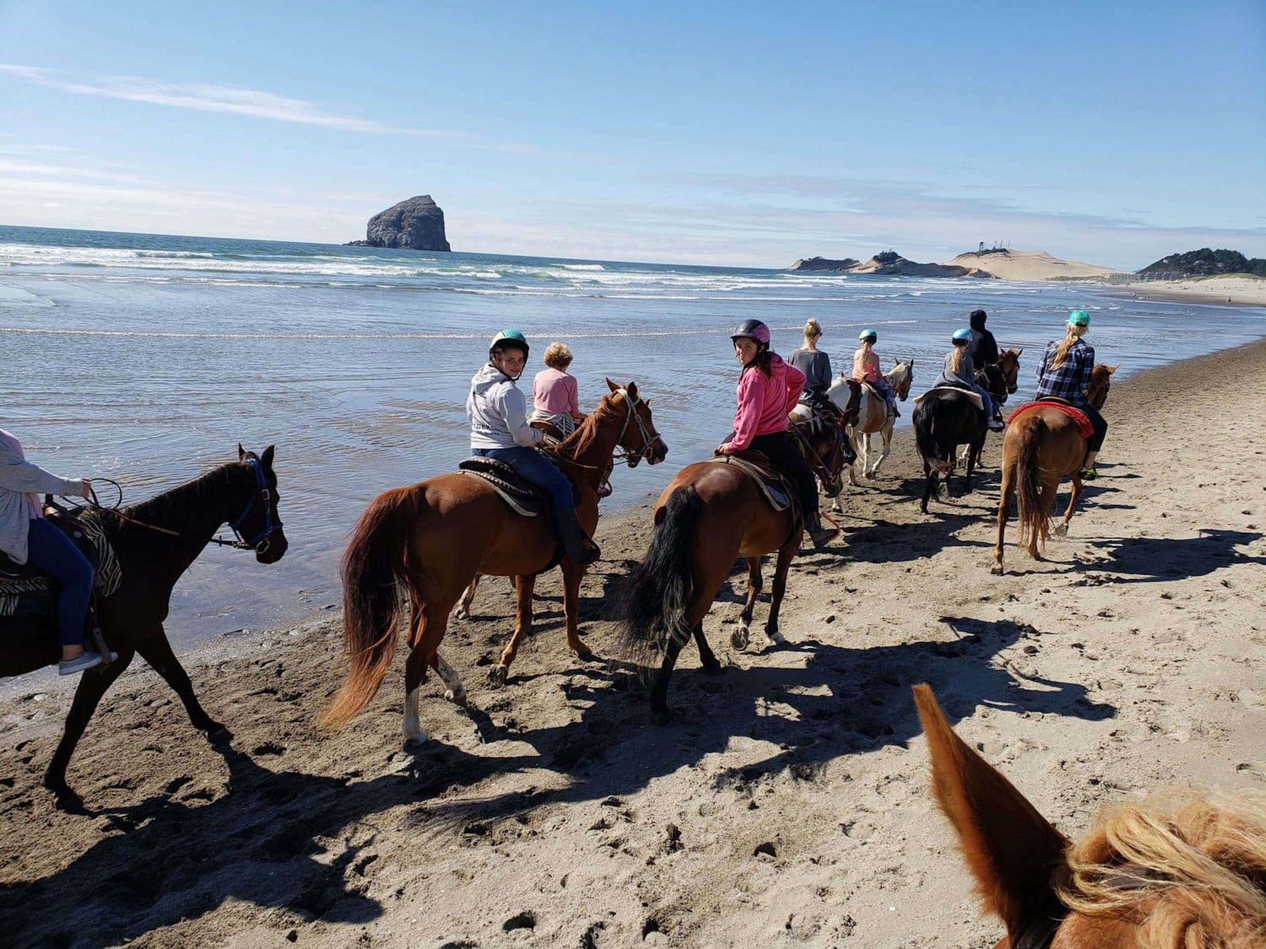 Horseback Ride On The Beach near Inn at Cape Kiwanda