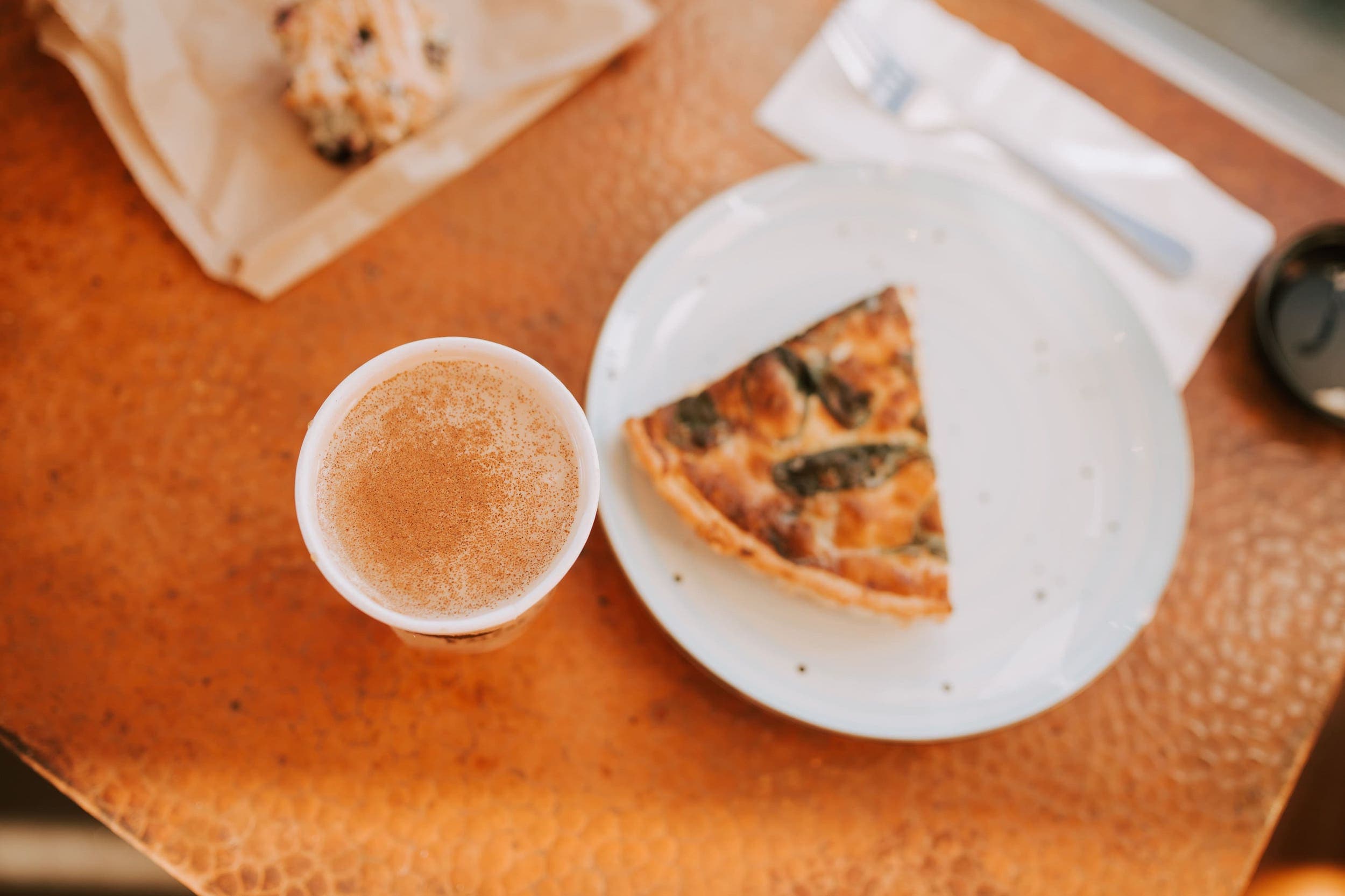 A coffee and breakfast snack at Inn at Cape Kiwanda